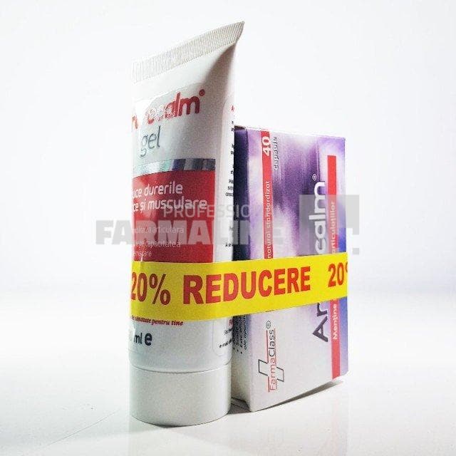 Artrocalm 40 comprimate + Artocalm gel 100 ml 20% Reducere
