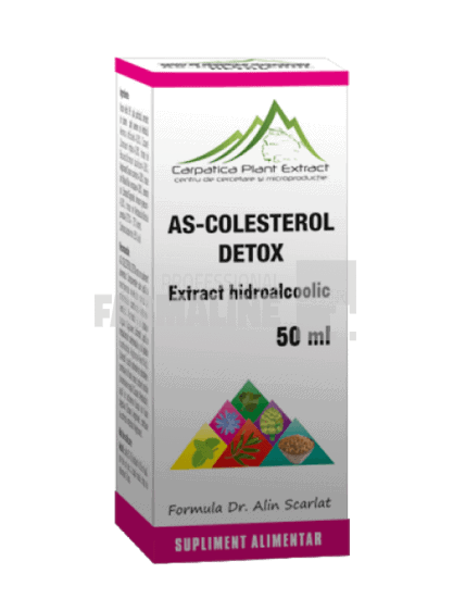 As - Colesterol Detox Extract hidroalcoolic 50ml 1 As - Colesterol Detox Extract hidroalcoolic 50ml