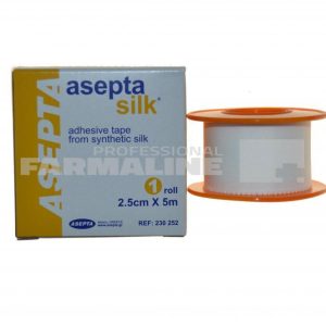 Asepta Leucoplast matase 2.5 cm x 5 m