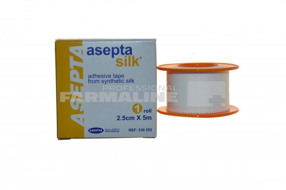 Asepta Leucoplast matase 2.5 cm x 5 m 1 Asepta Leucoplast matase 2.5 cm x 5 m
