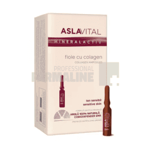 Aslavital Mineralactiv Fiole cu colagen 10 fiole