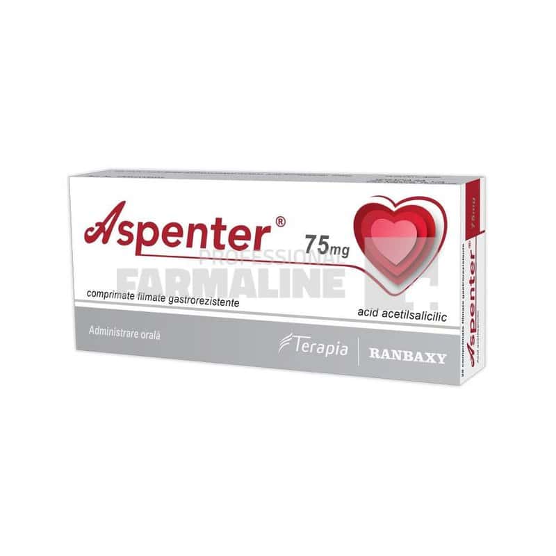 Aspenter 75 mg 28 comprimate