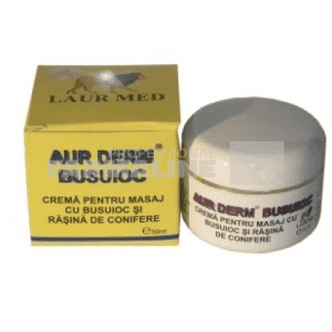 Aur Derm Crema pentru masaj cu busuioc si rasina de conifere 50 ml