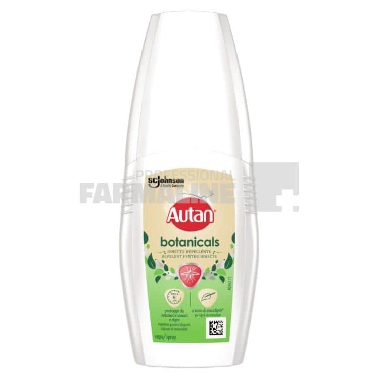 Autan Botanicals Lotiune anti-intepaturi insecte spray 100 ml