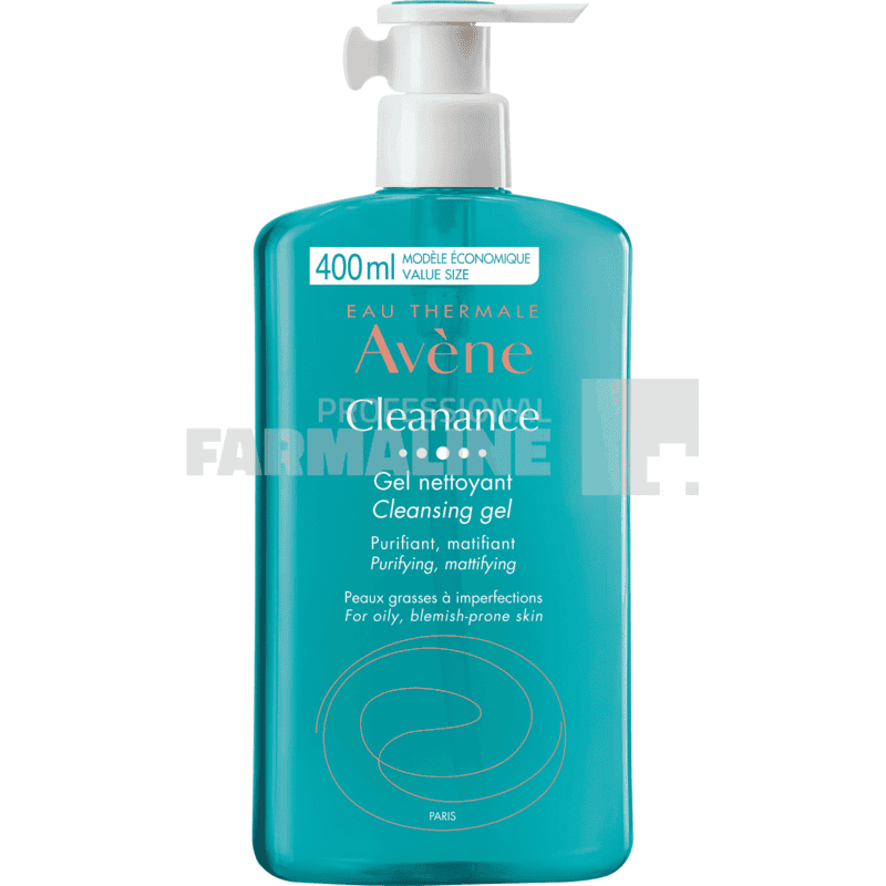 Avene Cleanance Gel de curatare ten gras 400 ml