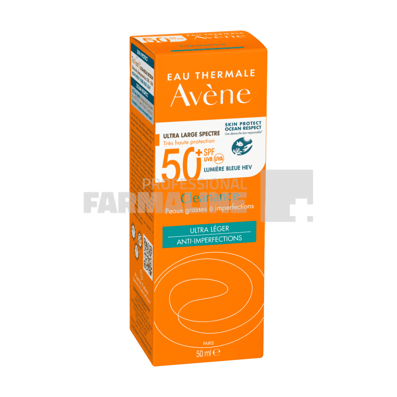 Avene Cleanance emulsie nuantatoare SPF50+ Triasorb 50 ml