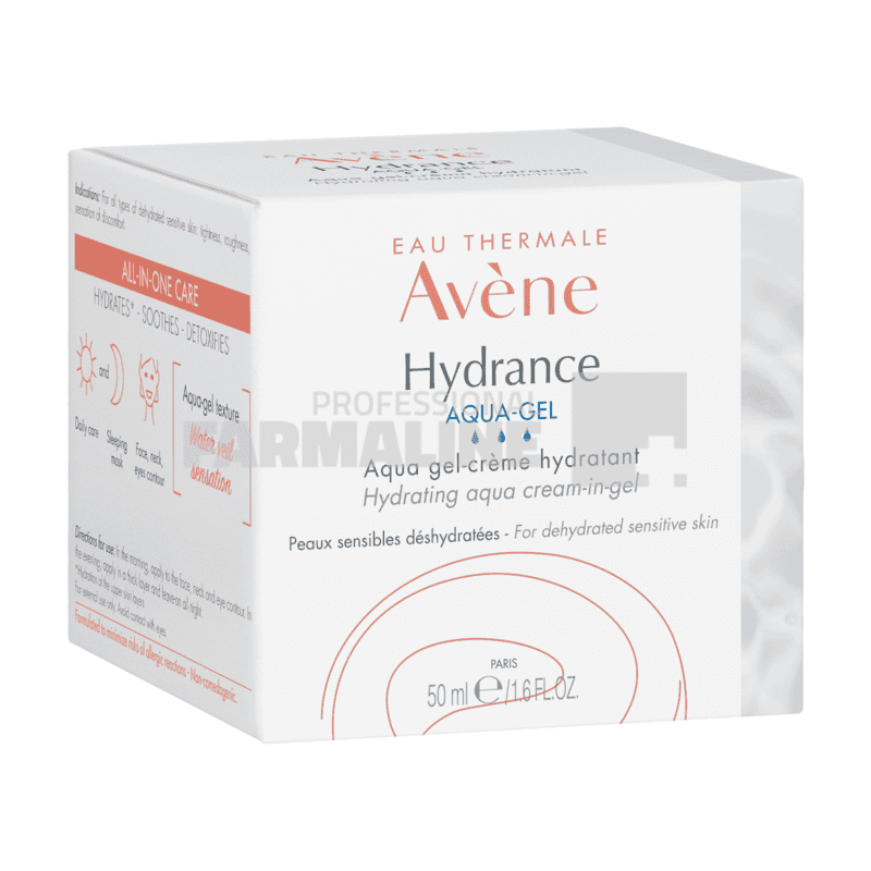 Avene Hydrance Aqua Gel piele sensibila si deshidratanta 50 ml