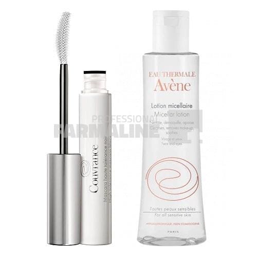 Avene Pachet Couvrance Mascara negru 7 ml + Lotiune micelara 100 ml