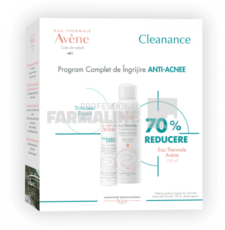 Avene Pachet Triacneal Expert 30 ml + Apa termala 150 ml 1 + 1 - 70% Din al II lea 1 Avene Pachet Triacneal Expert 30 ml + Apa termala 150 ml 1 + 1 - 70% Din al II lea