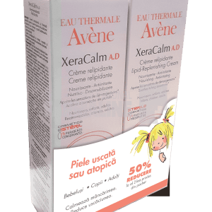 Avene XeraCalm A.D. Crema emolienta fata/corp 200 ml 1+1 50% din al II-lea produs