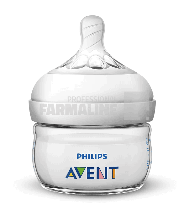Avent SCF039/17 Natural Biberon Tetina Ultra Soft, flexibila, debit lent 0+ luni 60 ml 1 Avent SCF039/17 Natural Biberon Tetina Ultra Soft