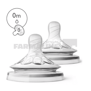 Avent SCF040/27 Tetina natural ultra soft 0+ luni 2 bucati