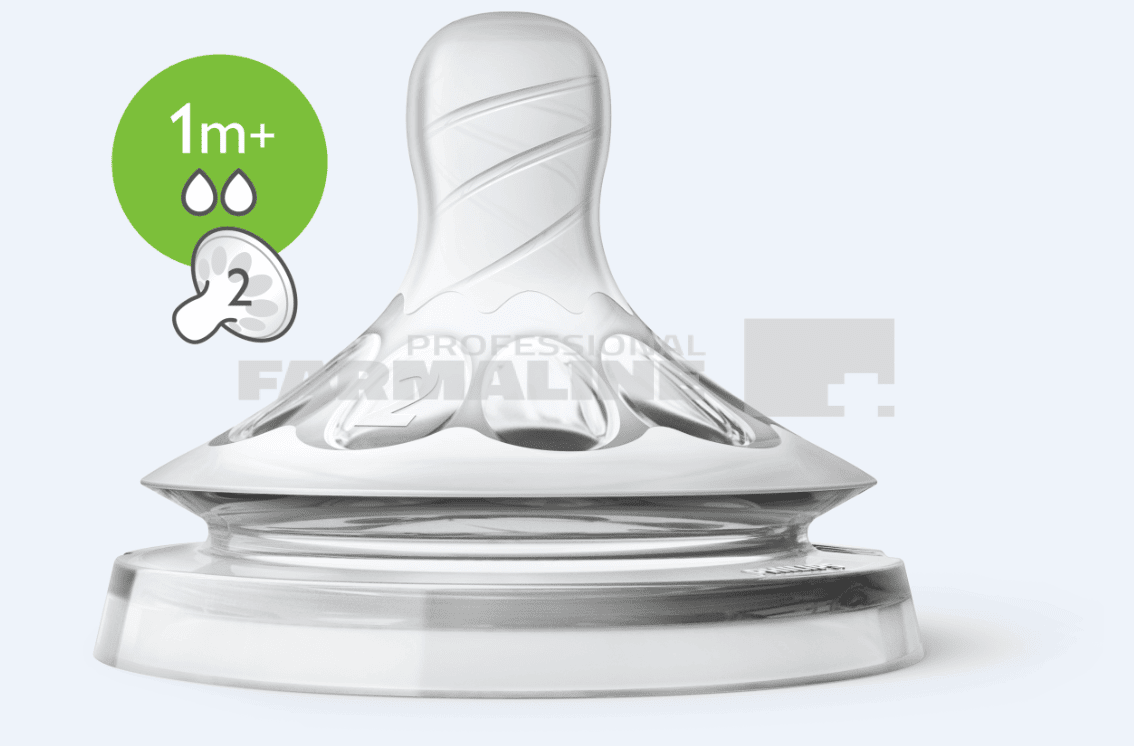 Avent SCF042/27 Natural Tetine ultra soft nr.2 1+ luni 2 bucati 1 Avent SCF042/27 Natural Tetine ultra soft nr.2 1+ luni 2 bucati