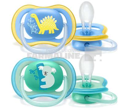 Avent SCF349/11 Suzete ultra air 18+ luni cu animale pentru baieti 2 bucati 1 Avent SCF349/11 Suzete ultra air 18+ luni cu animale pentru baieti 2 bucati