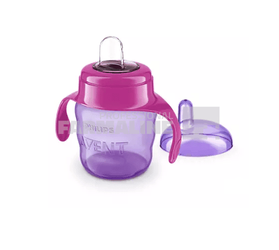 Avent SCF551/03 Cana cu tetina moale si manere 6+ luni fete 200 ml 1 Avent SCF551/03 Cana cu tetina moale si manere 6+ luni fete 200 ml