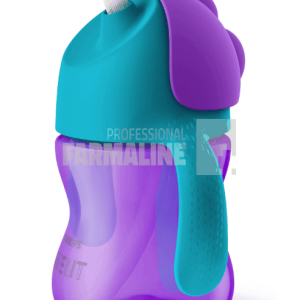 Avent SCF796/02 Cana cu pai pentru fata mov/blue 200 mll