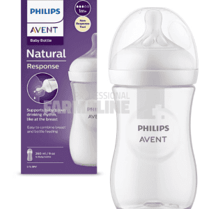 Avent SCY903/01 Biberon natural response 1+ luni 260 ml
