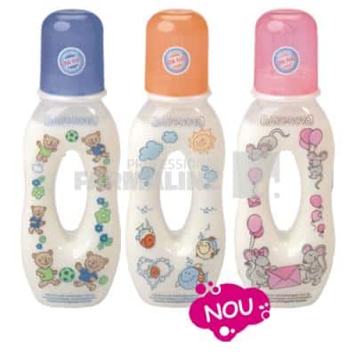 Baby Nova 41415 Biberon plastic usor de tinut 250 ml