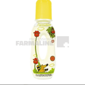 Baby Nova 41445 Biberon plastic usor de tinut 125 ml