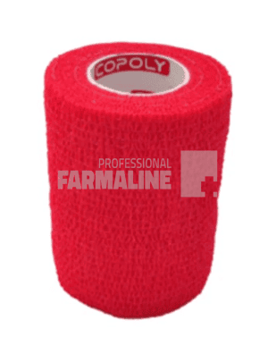 Bandaj adeziv 10 cm rosu - sport 1 Bandaj adeziv 10 cm rosu - sport