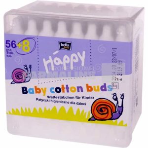 Bella Baby Happy Betisoare Igienice cu opritor 56 bucati + 8 bucati