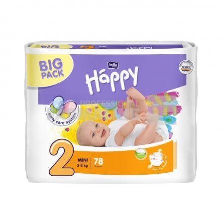Bella Happy nr.2 Mini 3-6 kg 78 bucati