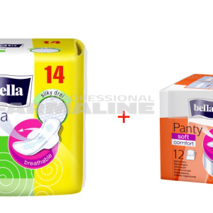 Bella Pachet Perfecta Ultra Green 14 bucati + Panty Soft Comfort 12 bucati Cadou
