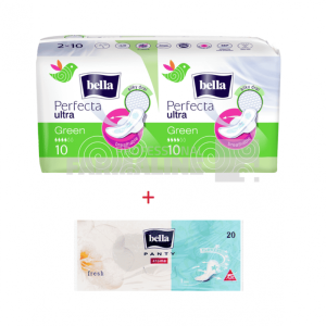 Bella Pachet Perfecta Ultra Green 20 bucati + Panty Fresh 20 bucati