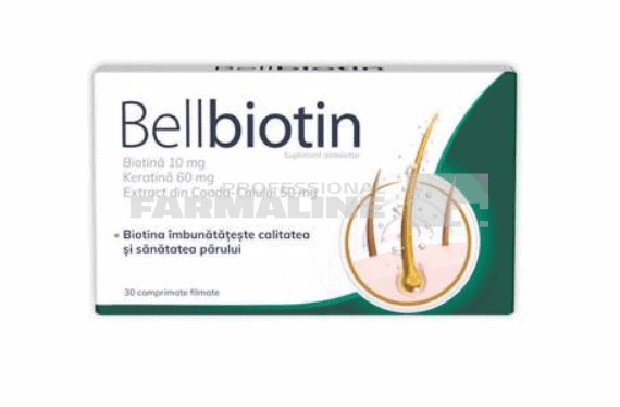 Bellbiotin 30 comprimate filmate 1 Bellbiotin 30 comprimate filmate