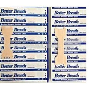 Benzi nazale pentru usurarea respiratiei si sforait Better Breat 55 mm x 16 mm 30 bucati