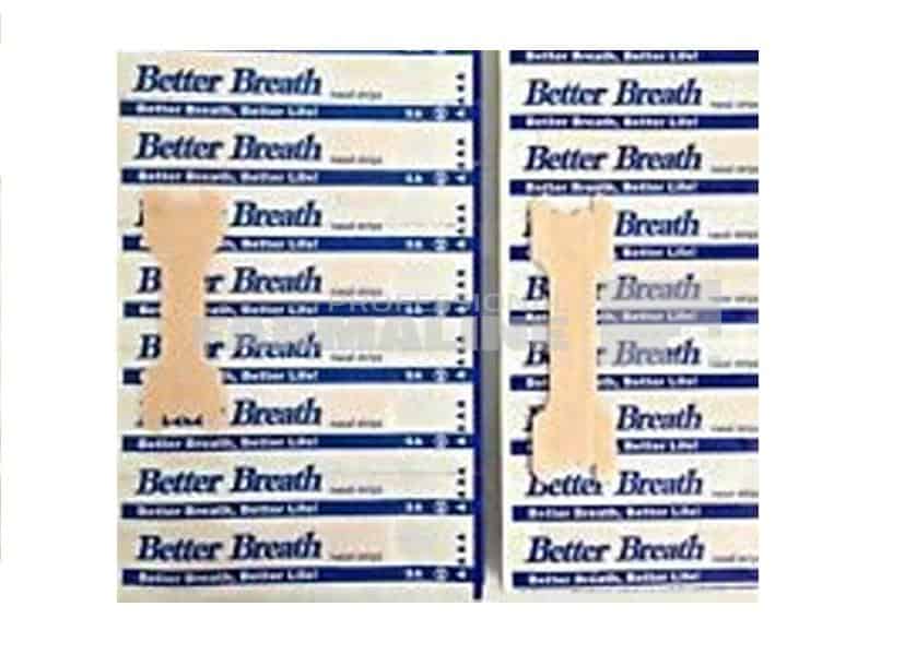 Benzi nazale pentru usurarea respiratiei si sforait Better Breat 55 mm x 16 mm 30 bucati 1 Benzi nazale pentru usurarea respiratiei si sforait Better Breat 55 mm x 16 mm 30 bucati