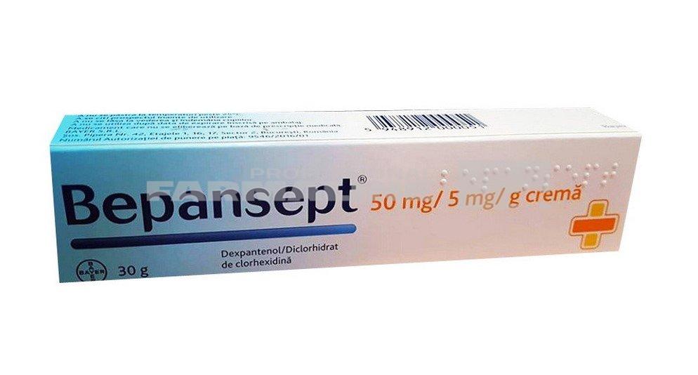 Bepansept 50 mg/5 mg/g Crema 30 g 1 Bepansept 50 mg/5 mg/g Crema 30 g