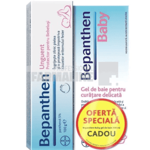 Bepanthen unguent 100 g + Bepanthen Baby Gel dus 200 ml