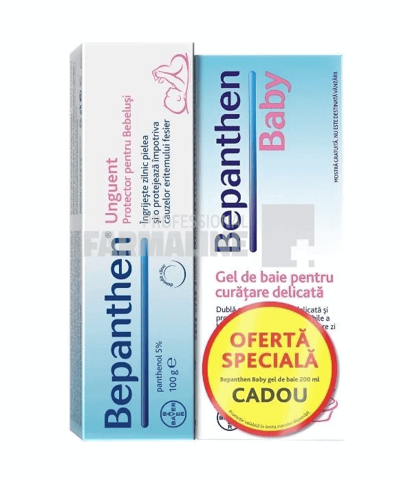 Bepanthen unguent 100 g + Bepanthen Baby Gel dus 200 ml 1 Bepanthen unguent 100 g + Bepanthen Baby Gel dus 200 ml