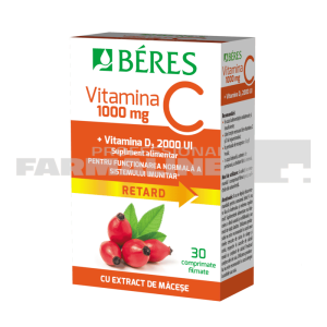 Beres Vitamina C 1000 mg + Vitamina D3 2000 UI