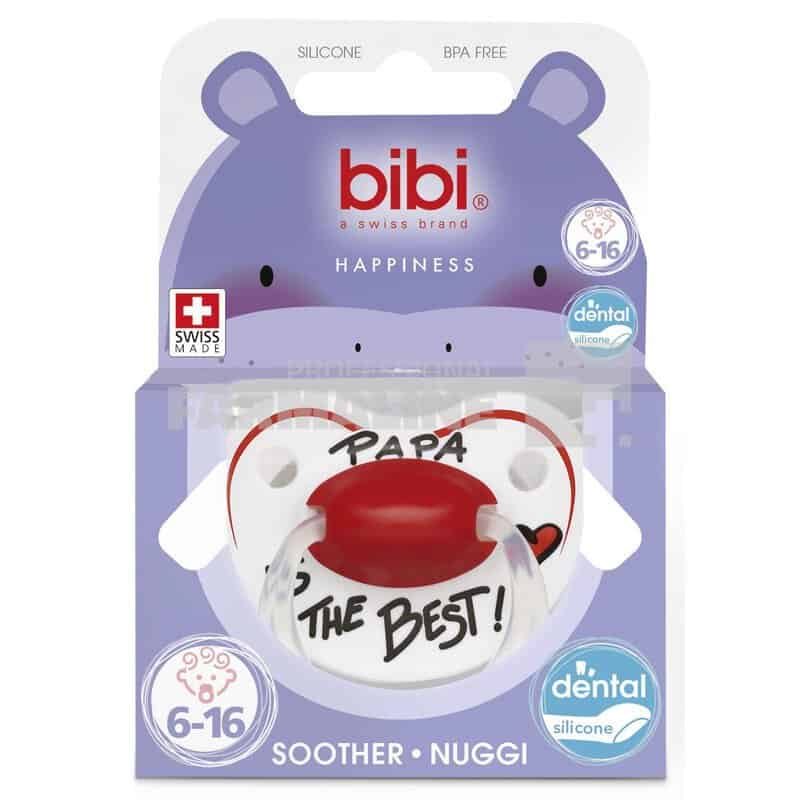 Bibi Happiness Suzeta ortodontica silicon 6-16 luni
