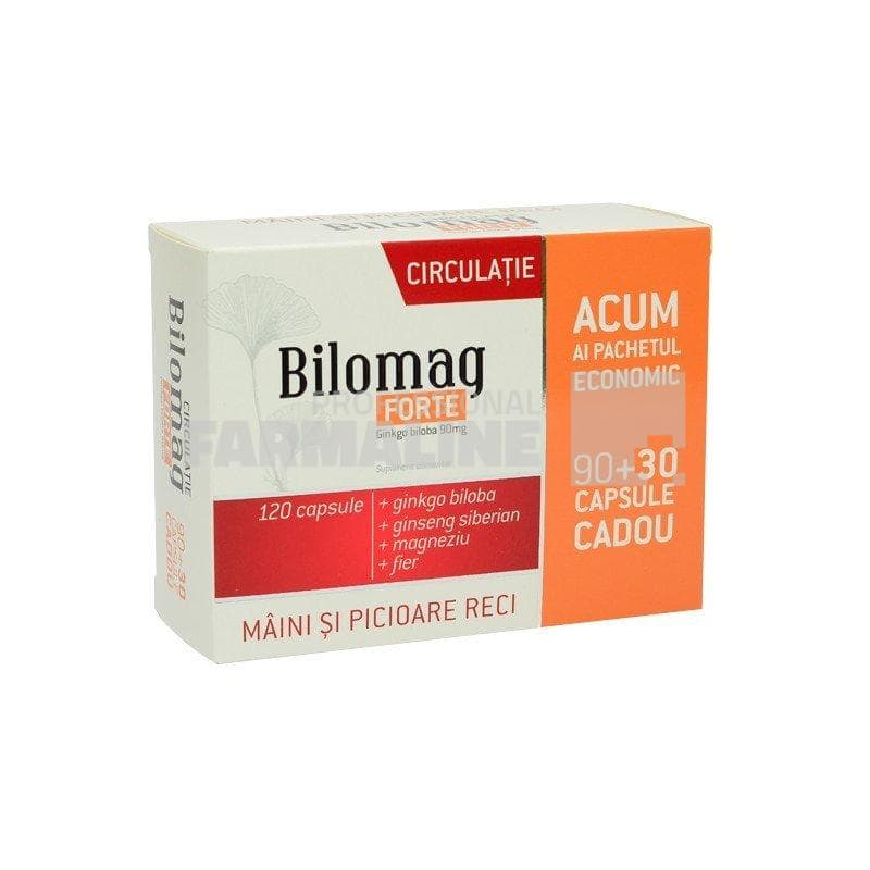 Bilomag Forte Circulatie 90 mg 120 capsule (90 + 30 Cadou)