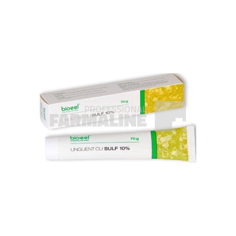 Bio Eel Unguent cu sulf 10% 70 g