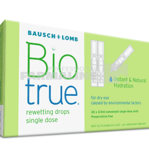 BioTrue picaturi oftalmice 30 monodoze 0.5 m