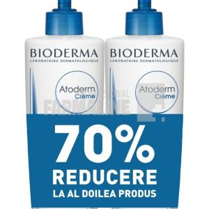 Bioderma Atoderm Crema Parfumata 500 ml Oferta 1 + 1 - 70% Din al II lea