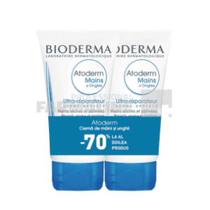 Bioderma Atoderm Crema pentru maini si unghii 50 ml 1 + 1 70% din al II lea