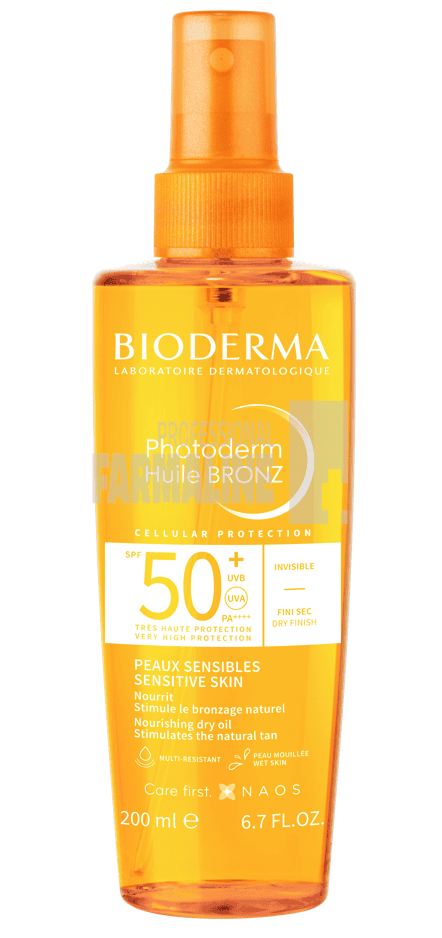 Bioderma Photoderm Bronz ulei SPF50+ 200 ml 1 Bioderma Photoderm Bronz ulei SPF50+ 200 ml