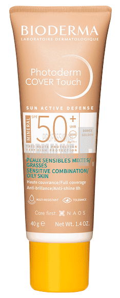 Bioderma Photoderm Cover Touch Fluid SPF50+ nuanta Dorre/aurie 40 ml