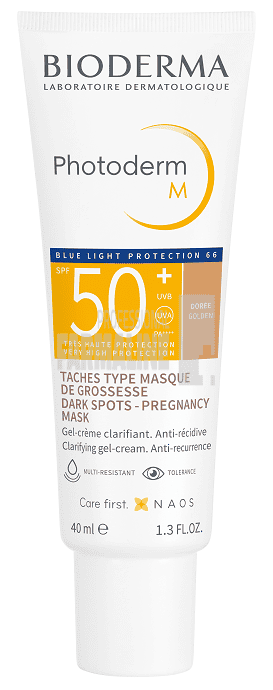 Bioderma Photoderm M gel-crema SPF50+ Doree/Auriu 40 ml