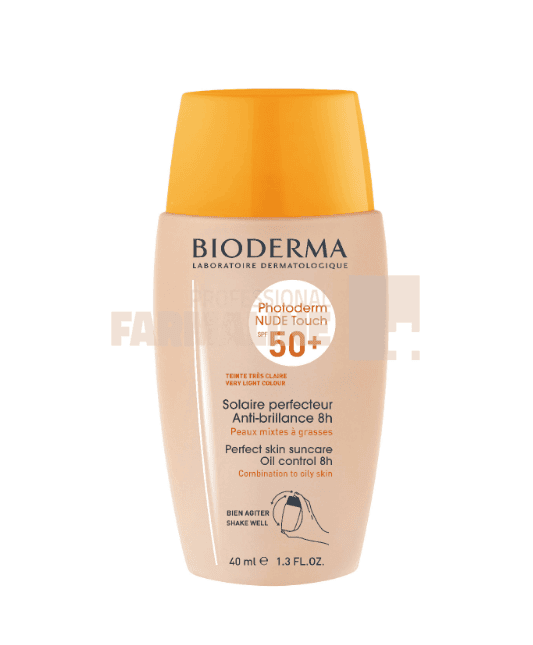 Bioderma Photoderm Nude Touch SPF 50+ nuanta foarte deschisa 40 ml 1 Bioderma Photoderm Nude Touch SPF 50+ nuanta foarte deschisa 40 ml