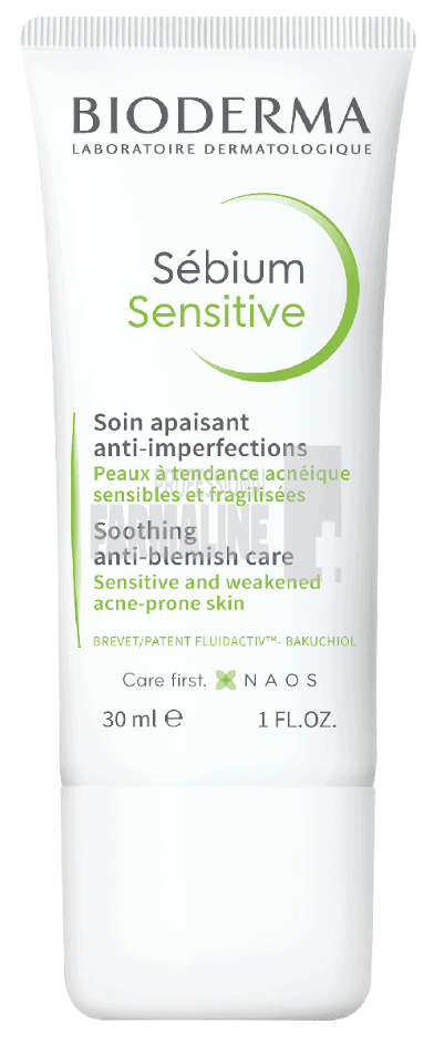 Bioderma Sebium Sensitive fluid calmant si hidratant ten acneic 30 ml 1 Bioderma Sebium Sensitive fluid calmant si hidratant ten acneic 30 ml