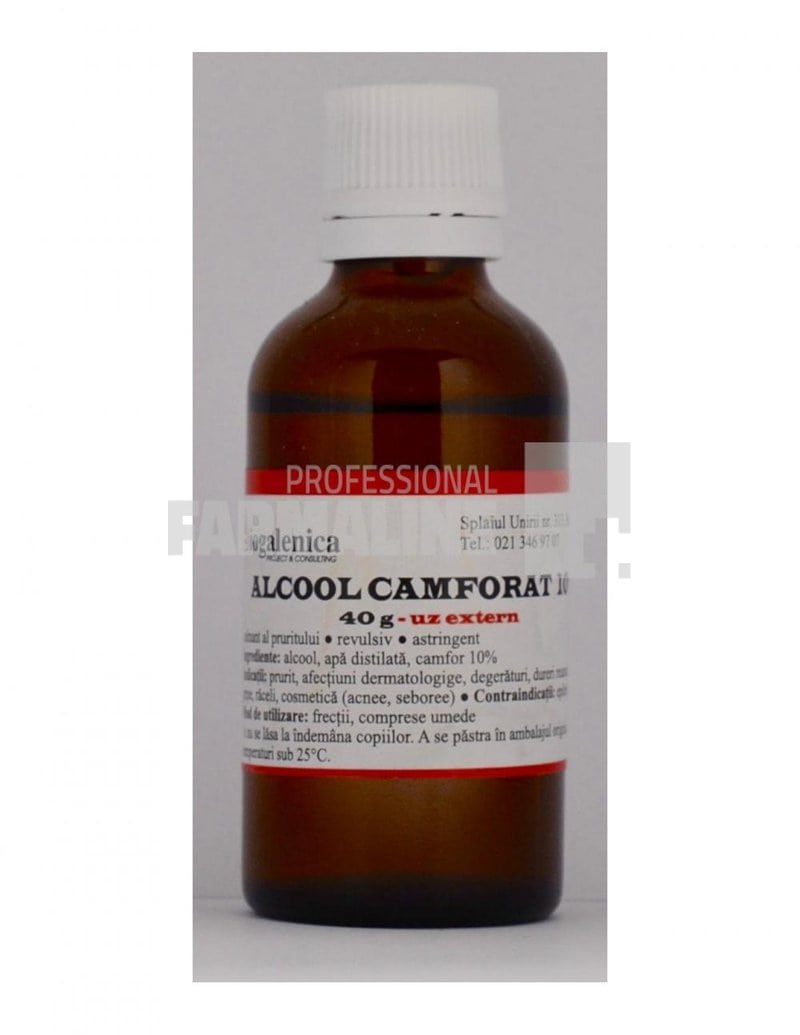 Biogalenica Alcool Camforat 10% 40 g 1 Biogalenica Alcool Camforat 10% 40 g