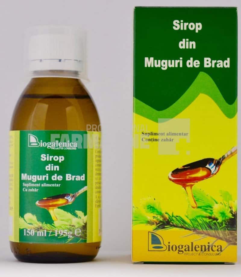 Biogalenica Sirop din Muguri de brad 150 ml 1 Biogalenica Sirop din Muguri de brad 150 ml