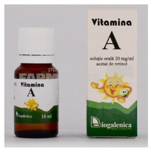 Biogalenica Vitamina A Solutie 10 ml