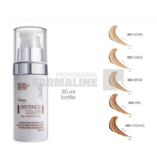 Bioinke Defence Color Fond de ten lichid SPF30 nr. 301 Ivoire 30 ml 1 Bioinke Defence Color Fond de ten lichid SPF30 nr. 301 Ivoire 30 ml